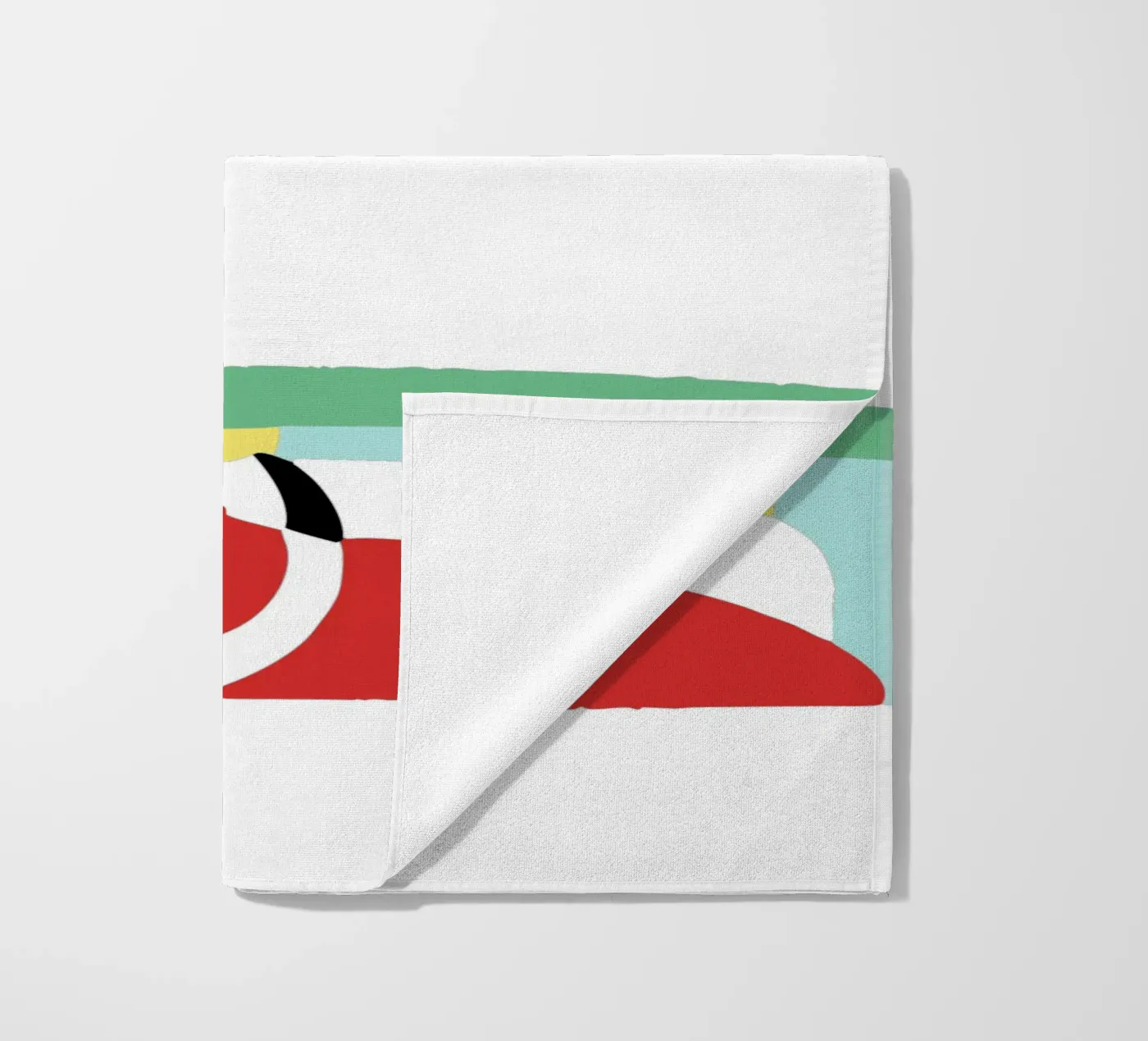 Schlafender Hund Strandtuch von TRENDY POSTER SHOP