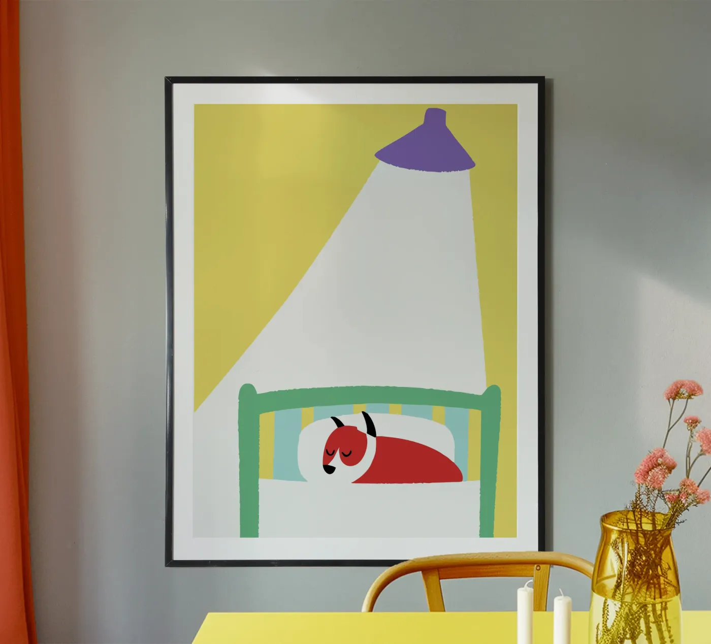 Cane che dorme poster da TRENDY POSTER SHOP