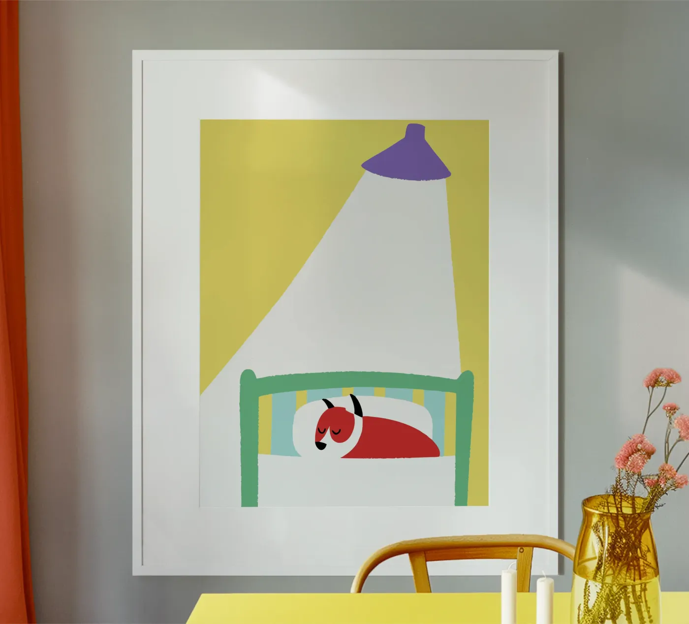 Cane che dorme poster da TRENDY POSTER SHOP