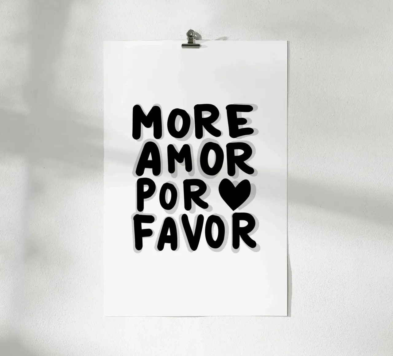 More Amor Por Favor carta hahnemühle da karenmenzenbach