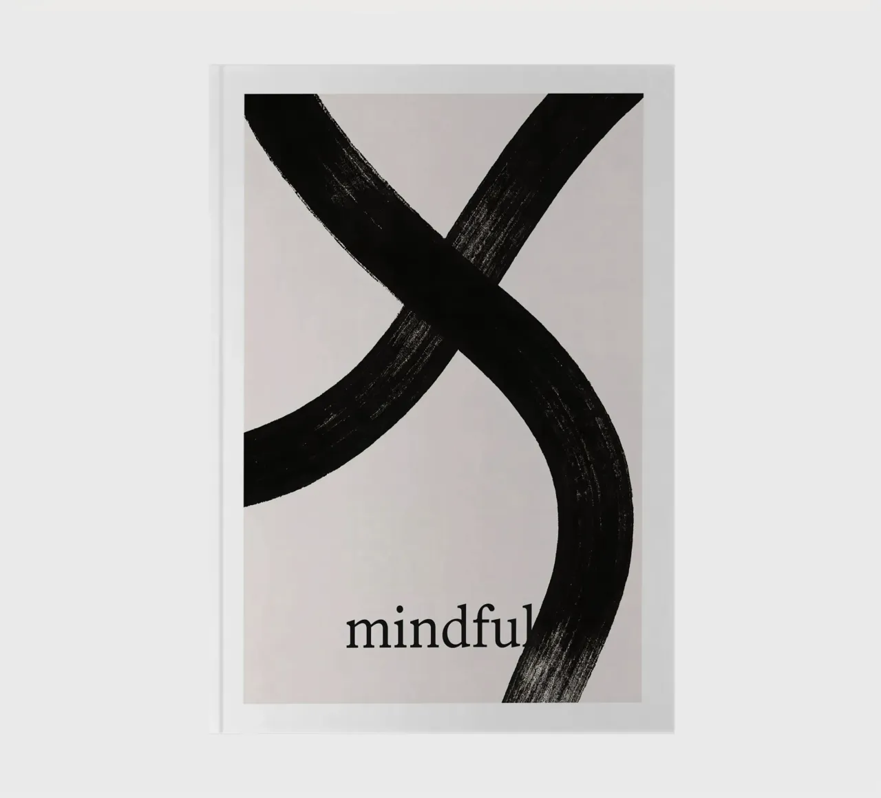 Mindful Flow - L'art de la pleine conscience carnet de notes de Kunst und Kontrast