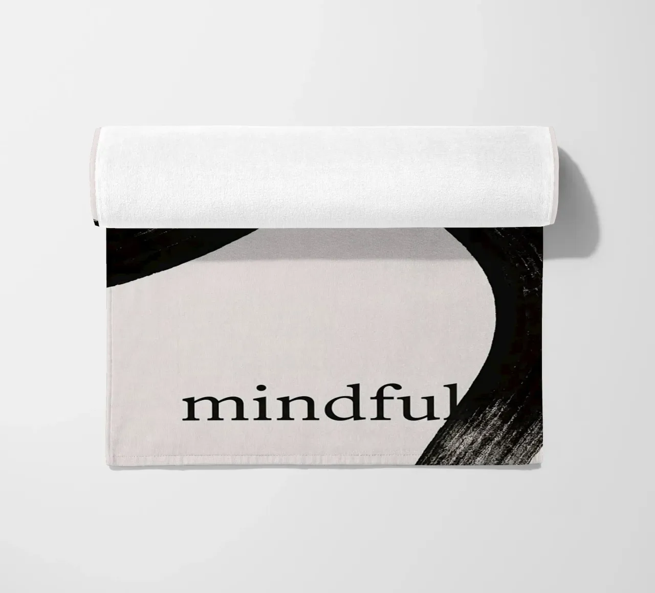 Mindful Flow - l'arte della consapevolezza telo mare da Kunst und Kontrast
