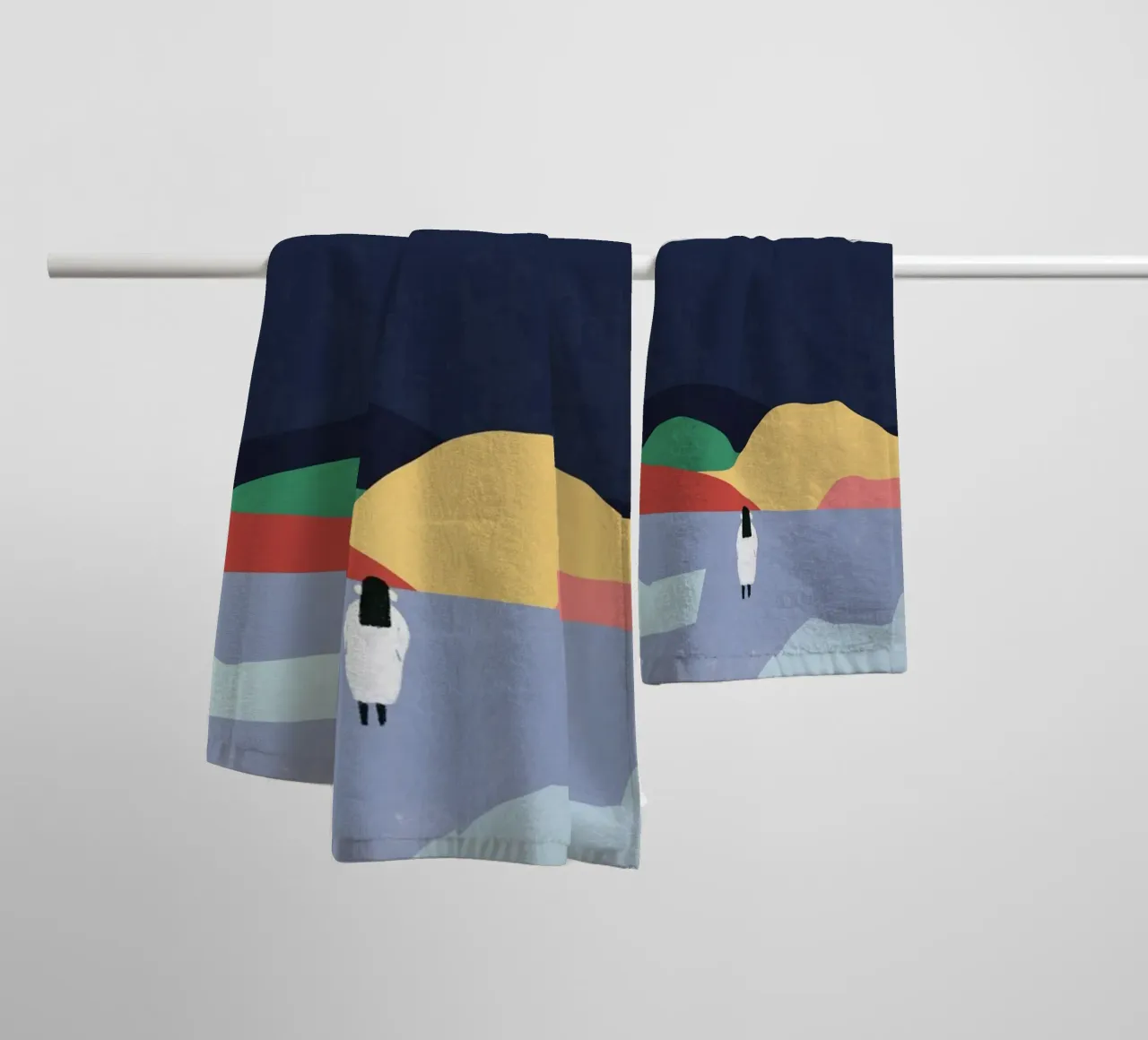 Parlare con le fasi lunari asciugamano da bagno da Little Dean