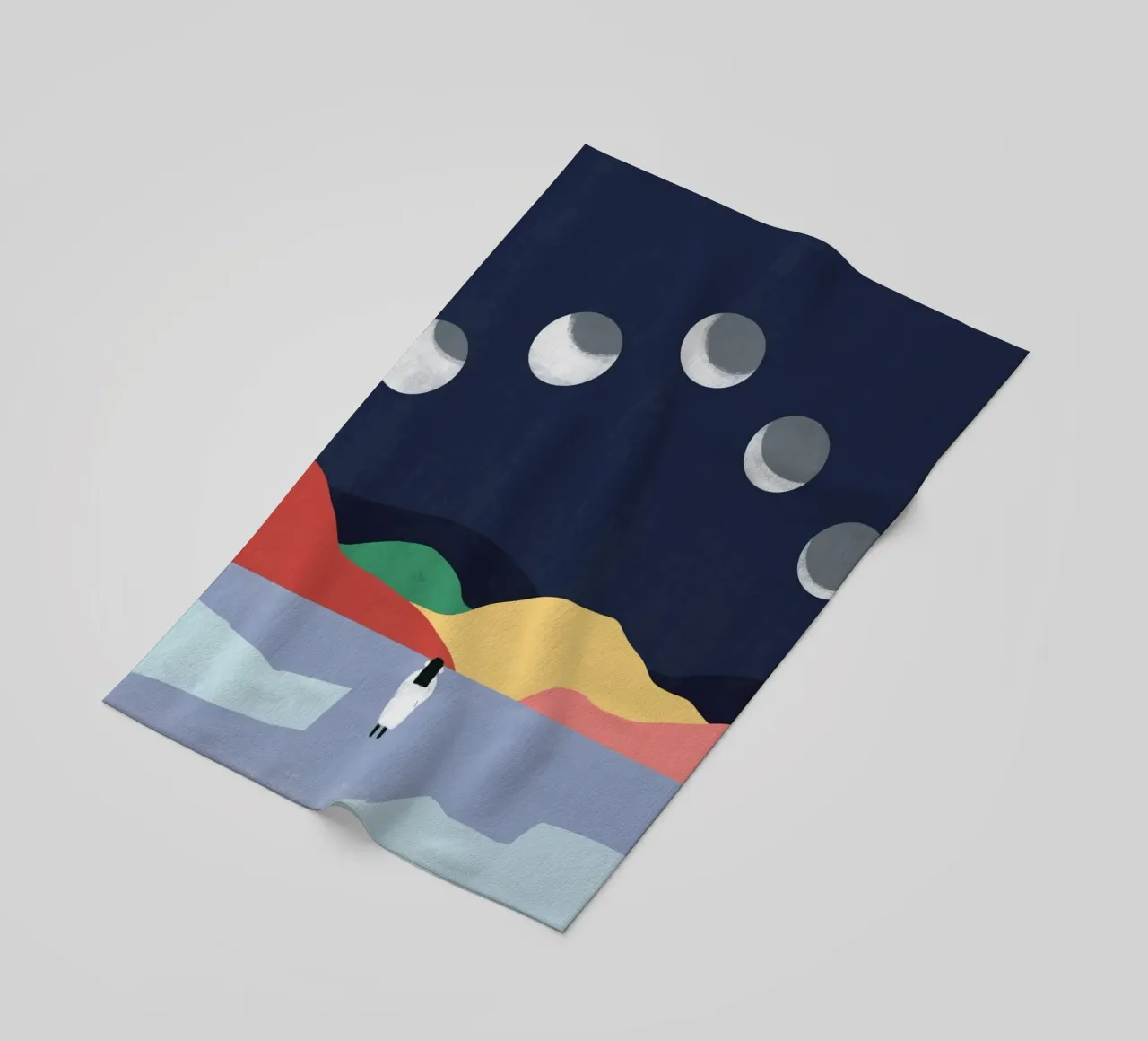 Parlare con le fasi lunari telo mare da Little Dean
