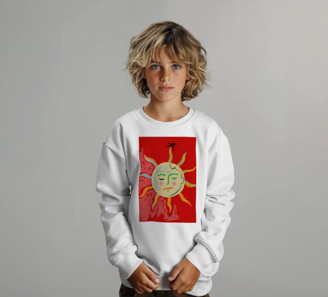 Helios felpa bambino da Sandra Poliakov