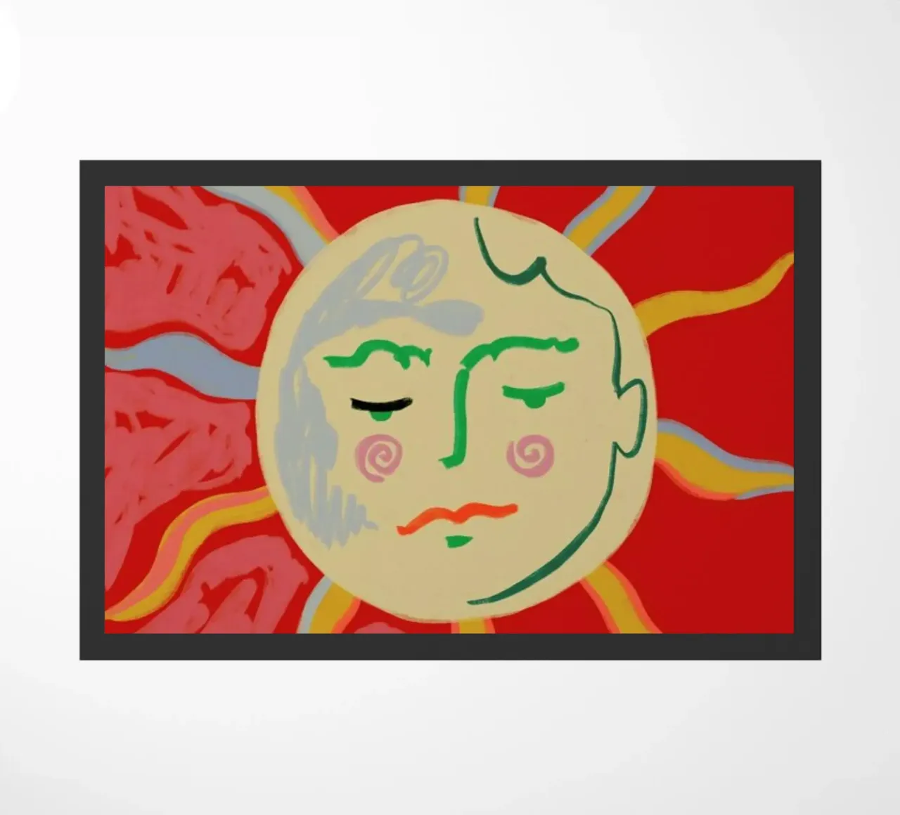 Helios doormat by Sandra Poliakov