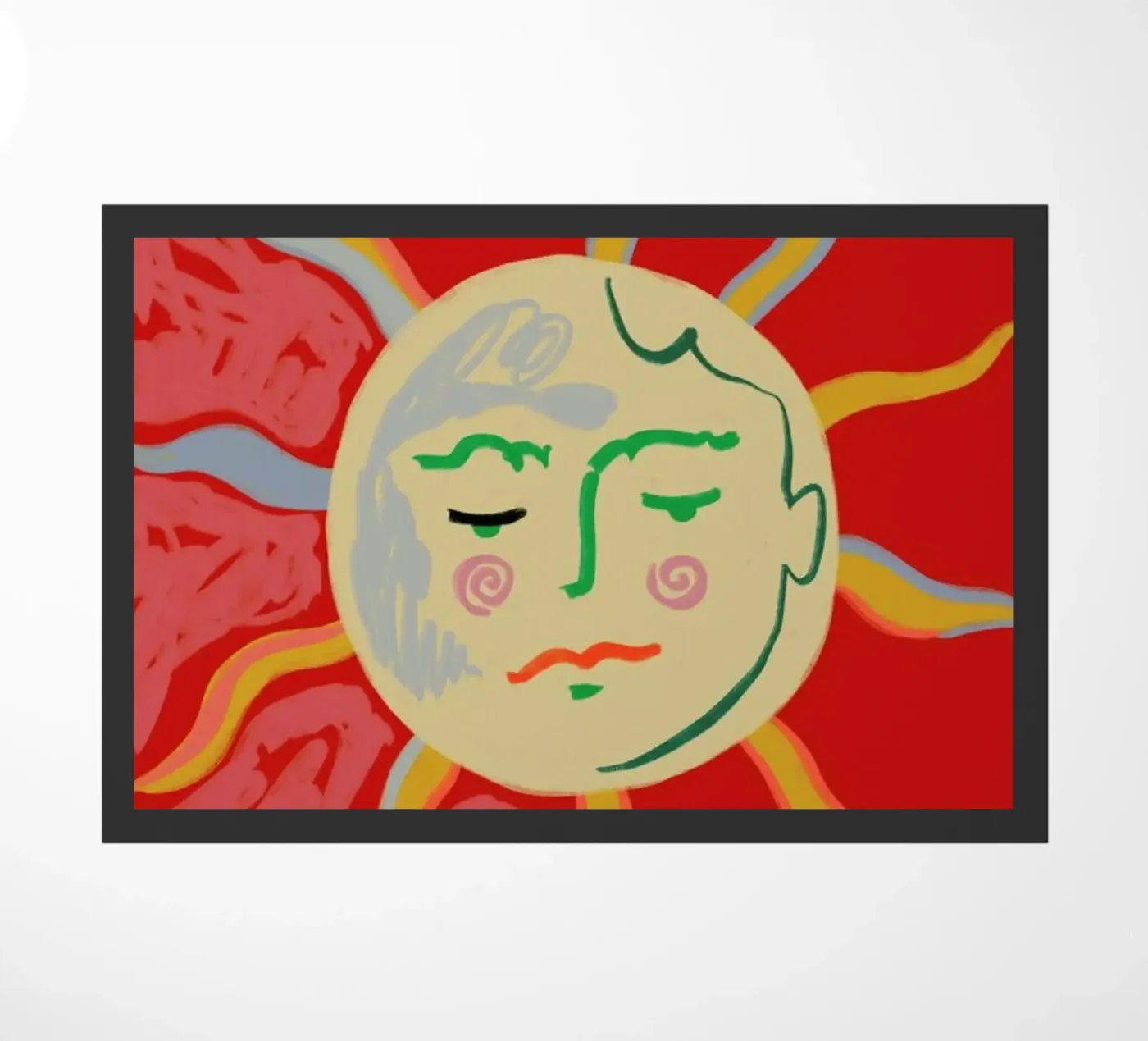 Helios deurmat van Sandra Poliakov