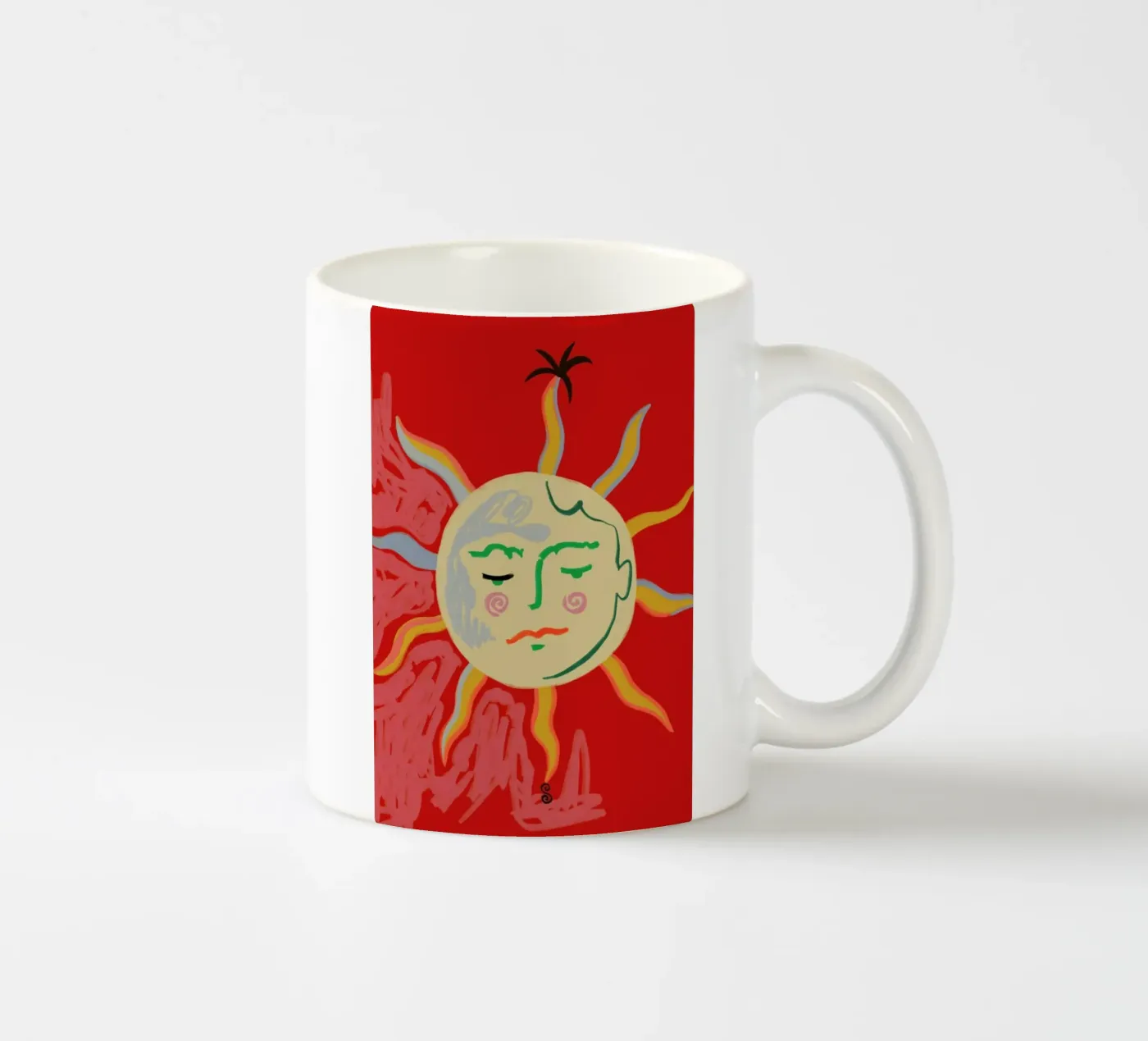 Helios ceramic mug by Sandra Poliakov