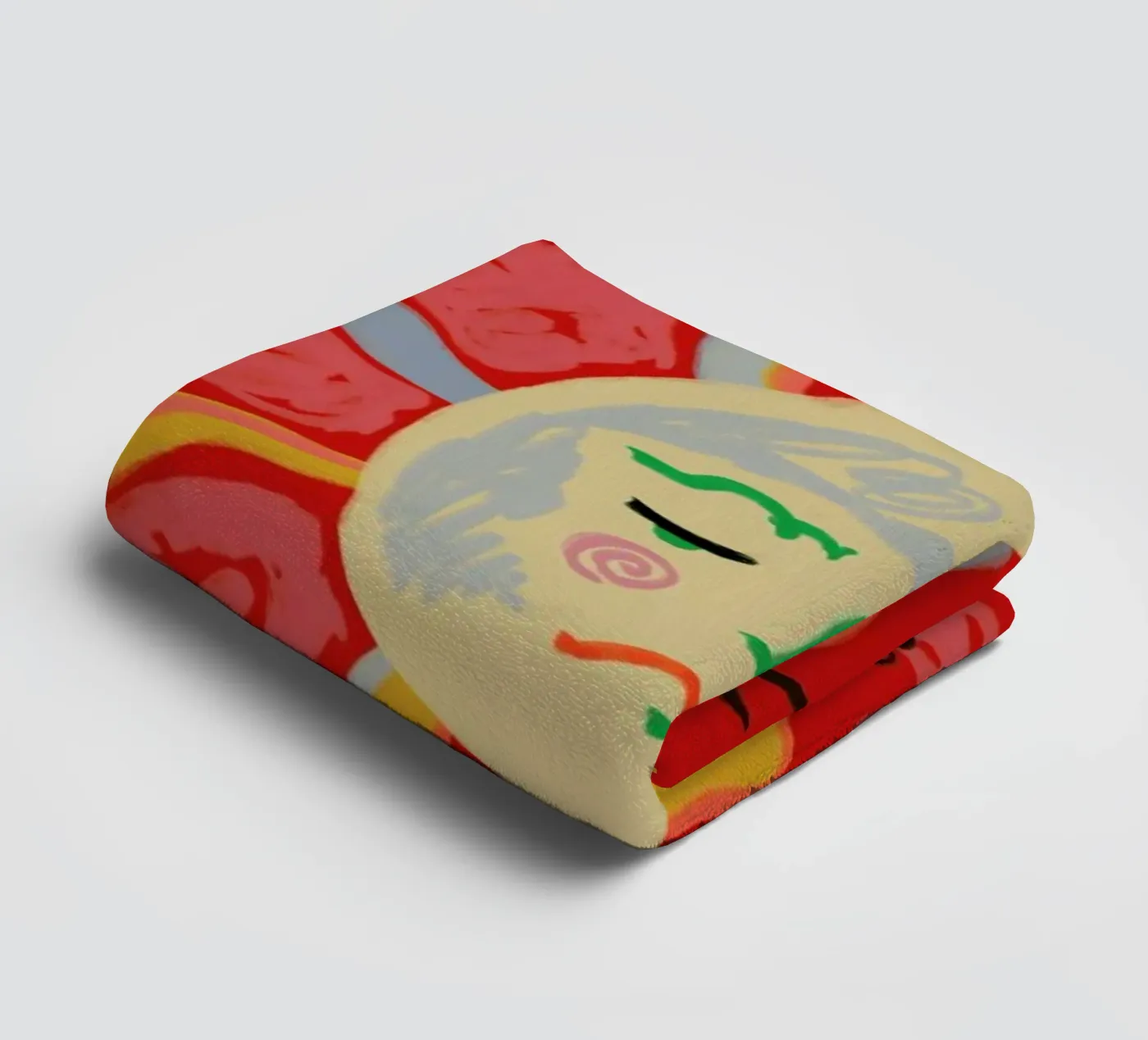 Helios badhanddoek van Sandra Poliakov