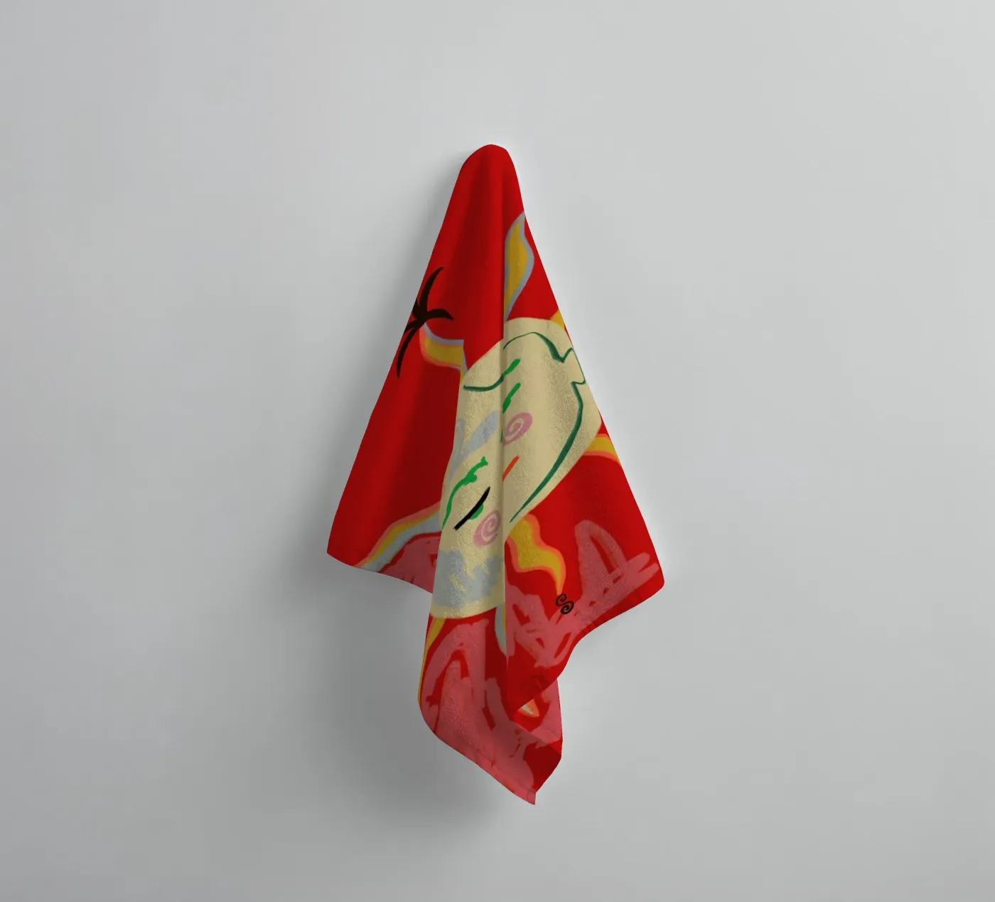 Helios badhanddoek van Sandra Poliakov