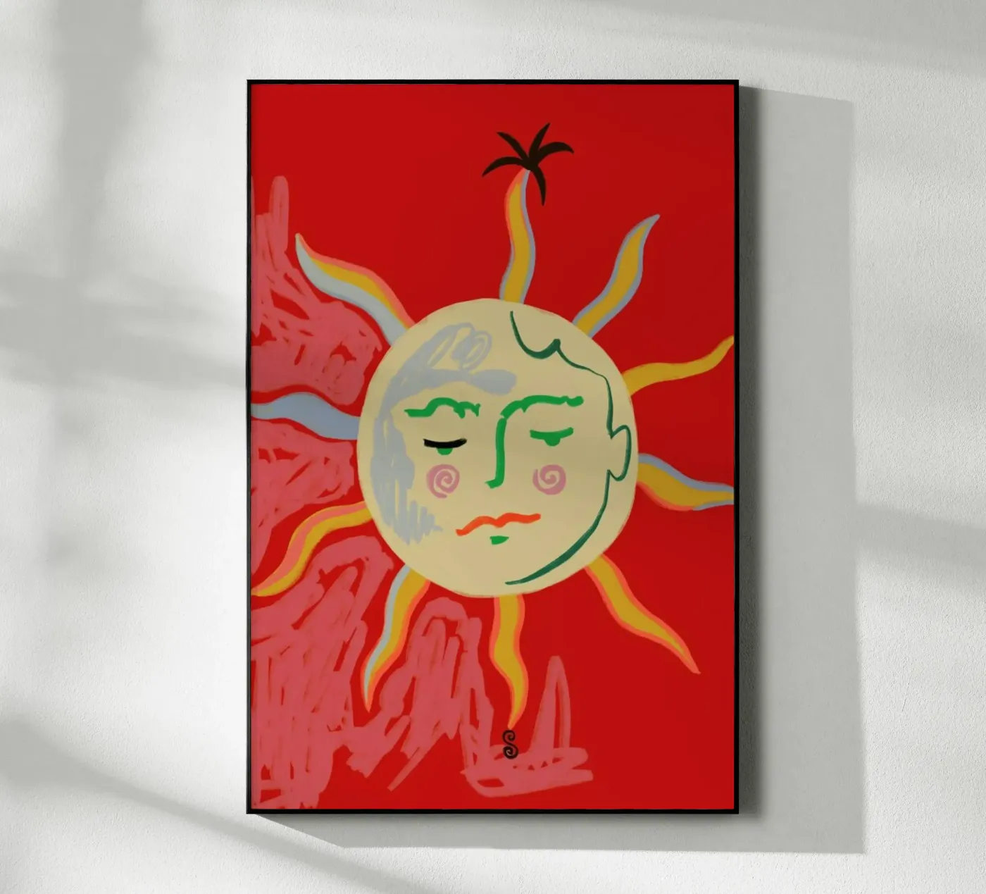 Helios Acryl-Glas von Sandra Poliakov