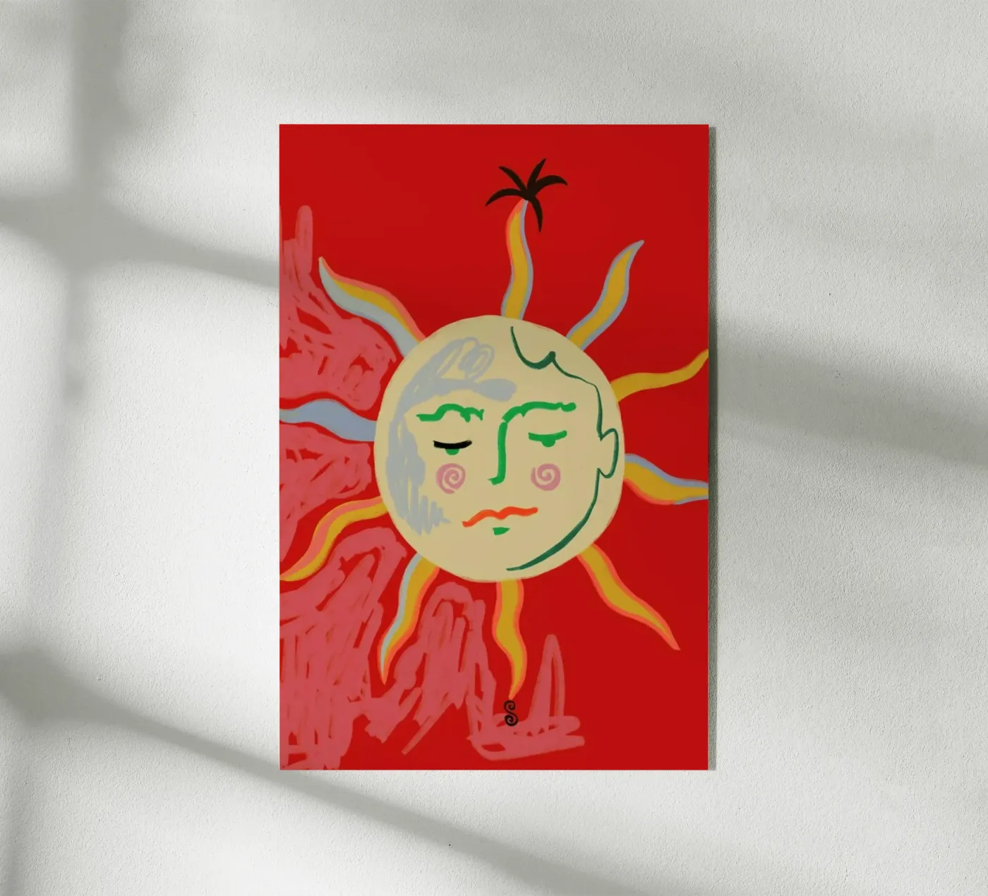 Helios Acryl-Glas von Sandra Poliakov