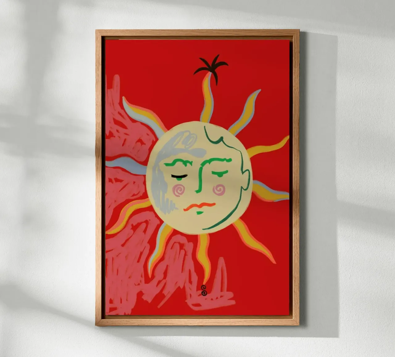 Helios canvas van Sandra Poliakov