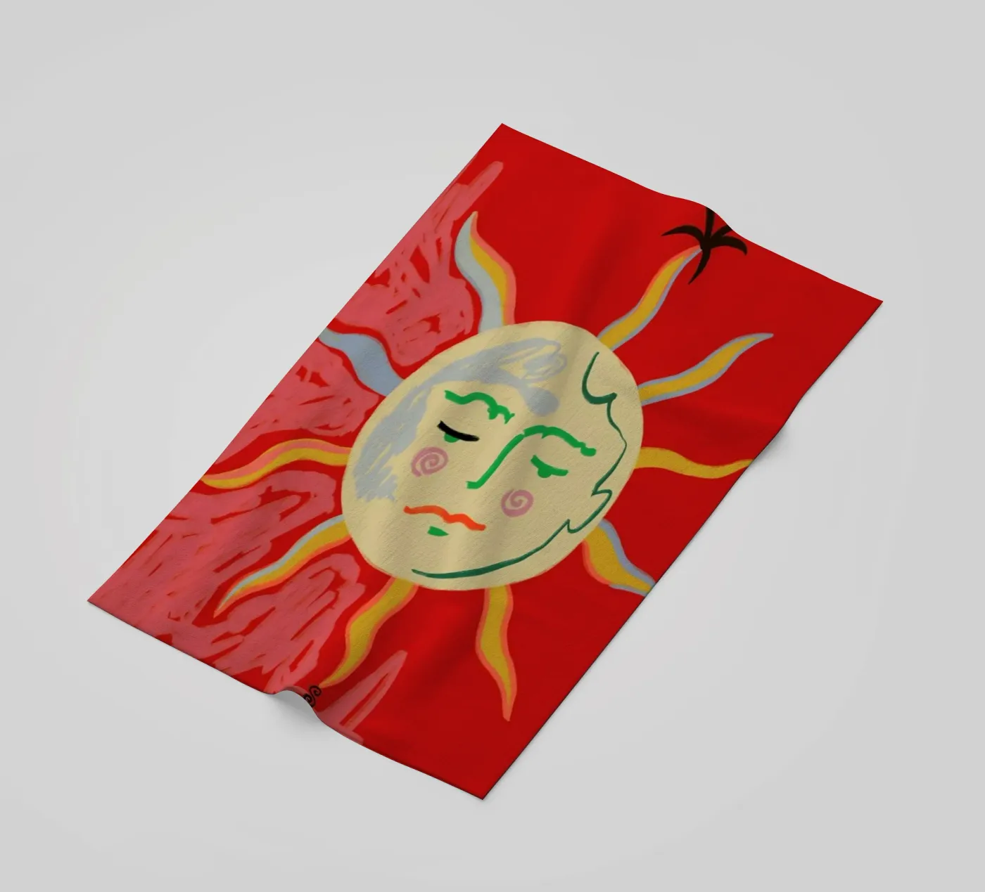 Helios strandhanddoek van Sandra Poliakov