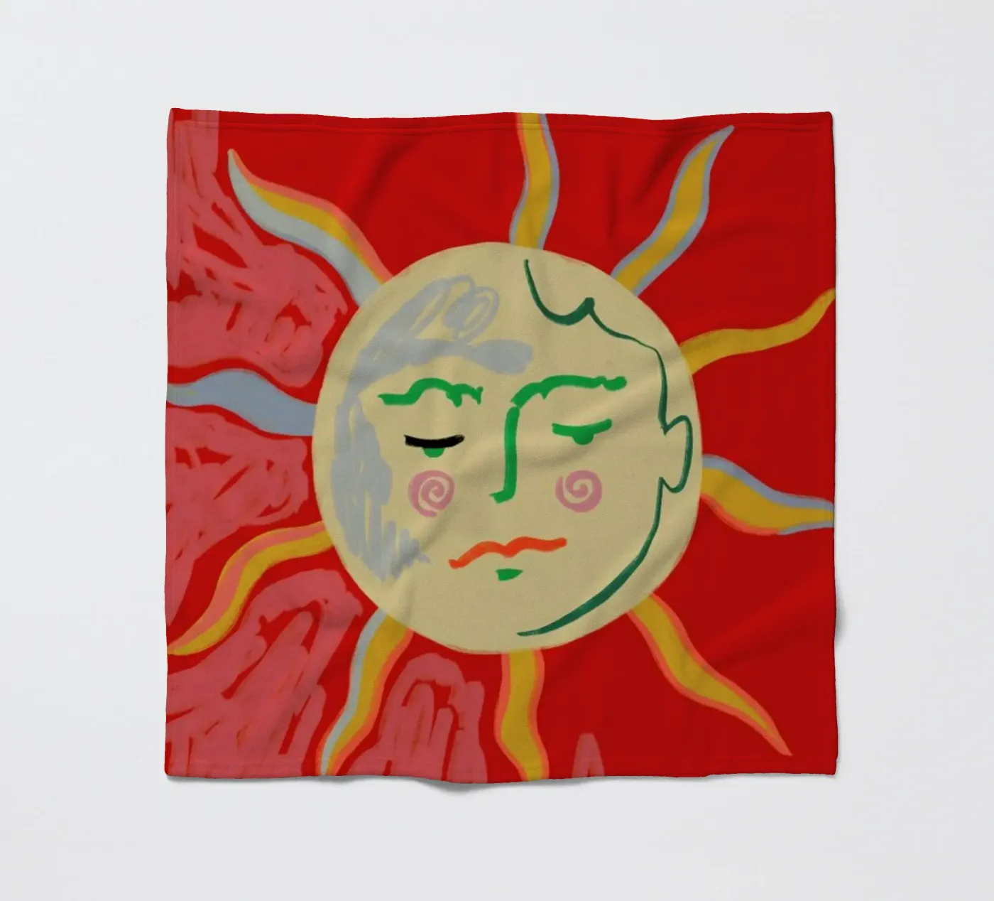 Helios fleecedeken van Sandra Poliakov