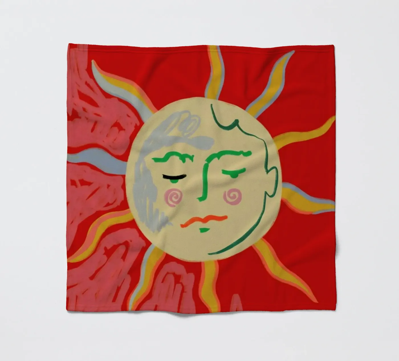 Helios fleecedeken van Sandra Poliakov