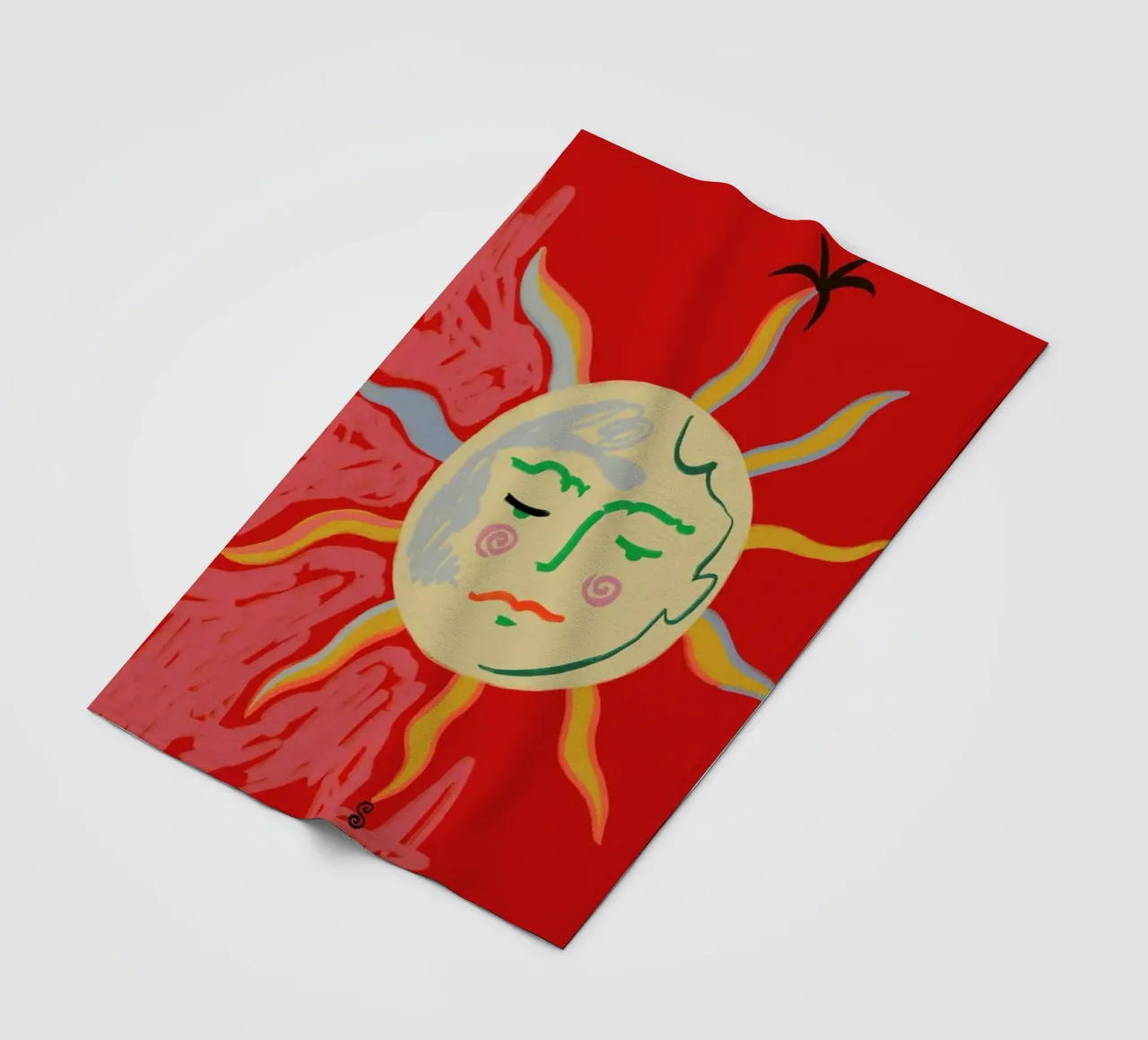 Helios fleecedeken van Sandra Poliakov