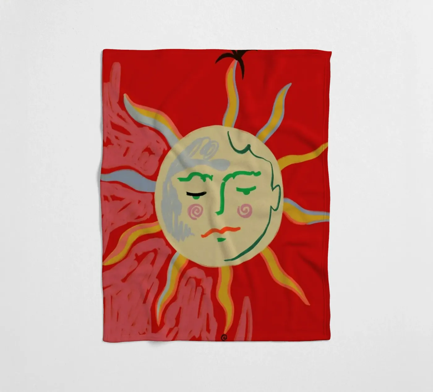 Helios fleecedeken van Sandra Poliakov