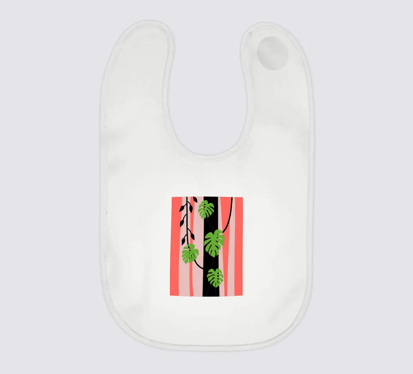 Monstera baby bib by TRENDY POSTER SHOP