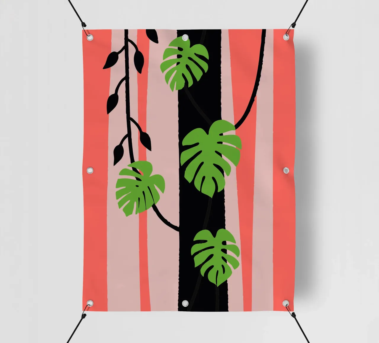 Monstera telo in pvc da TRENDY POSTER SHOP