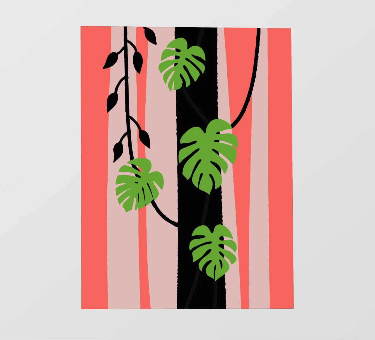Monstera telo in pvc da TRENDY POSTER SHOP