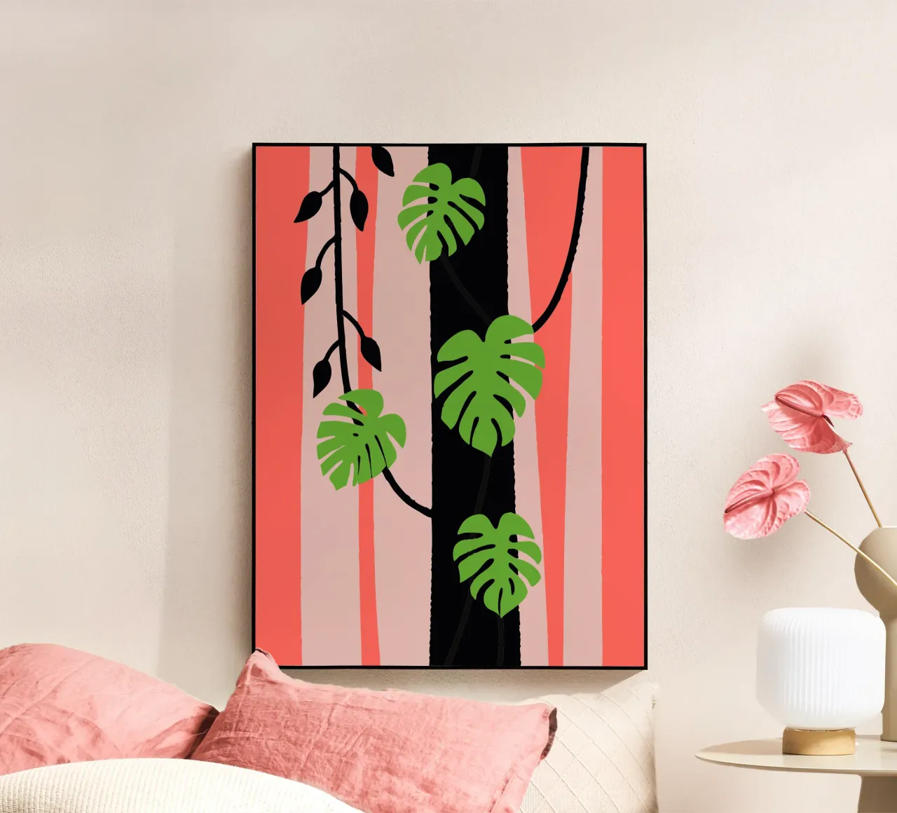 Monstera acryl van TRENDY POSTER SHOP