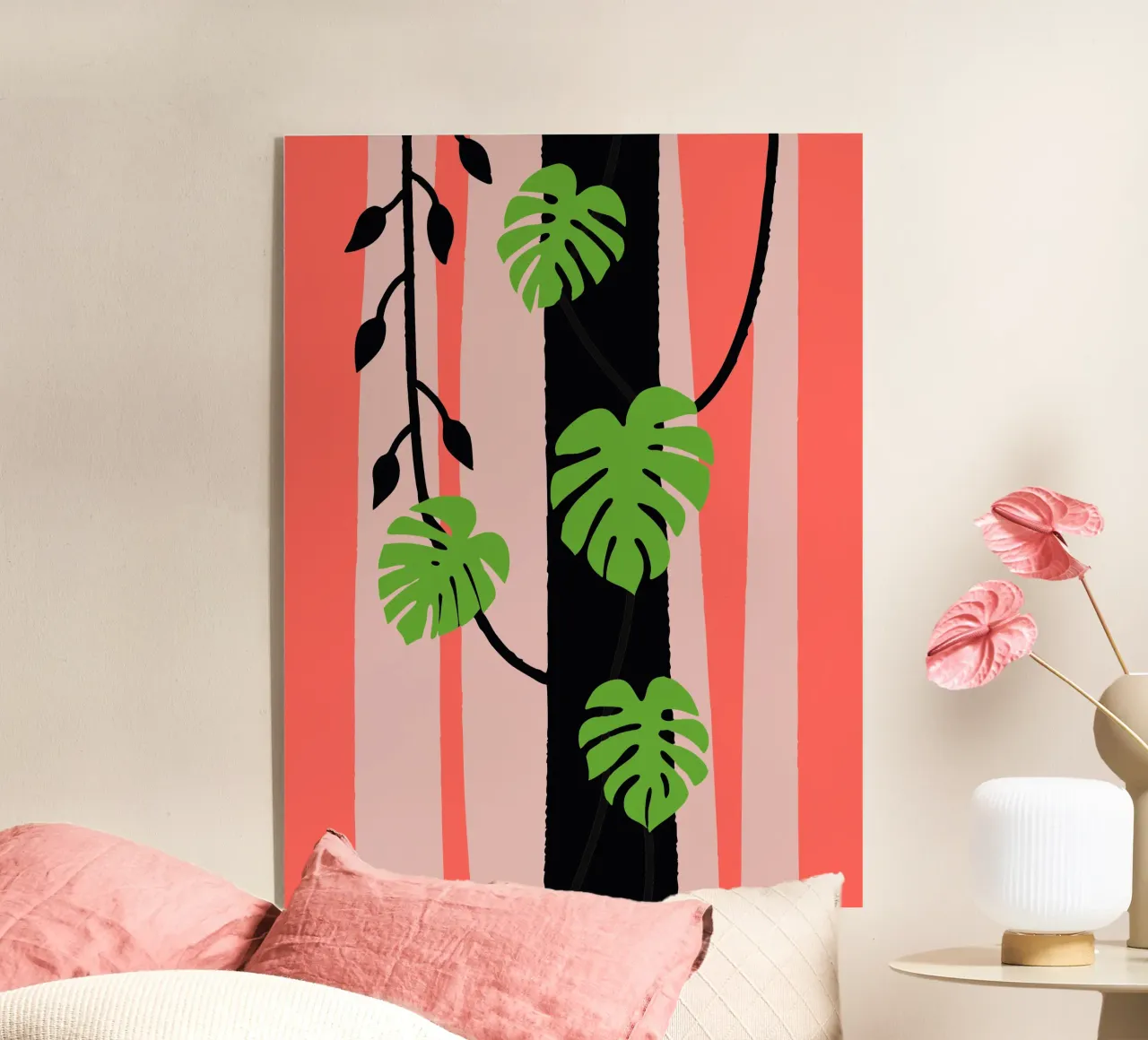 Monstera acryl van TRENDY POSTER SHOP