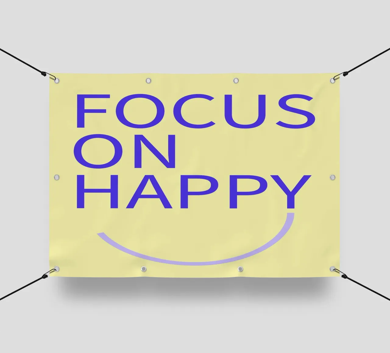 FOCUS ON HAPPY. telo in pvc da FRICKE DESIGN