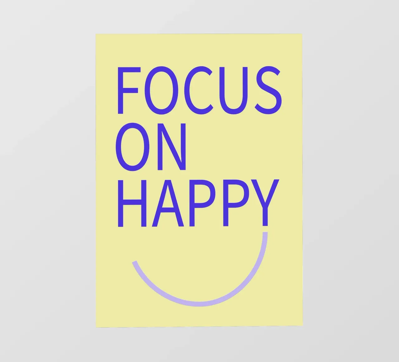 FOCUS ON HAPPY. telo in pvc da FRICKE DESIGN