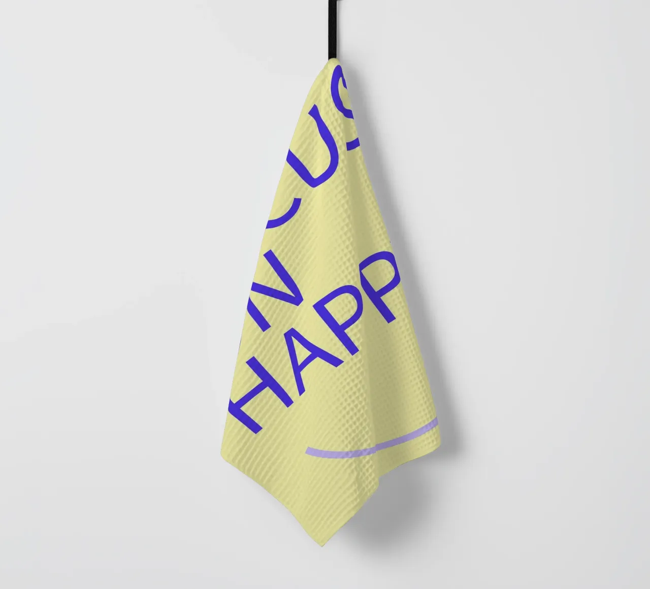 FOCUS ON HAPPY. canovaccio da cucina da FRICKE DESIGN