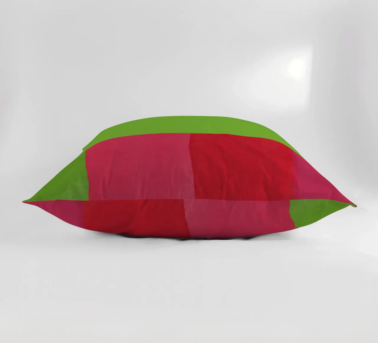 Verde e rosso di colore opposto cuscino da Little Dean