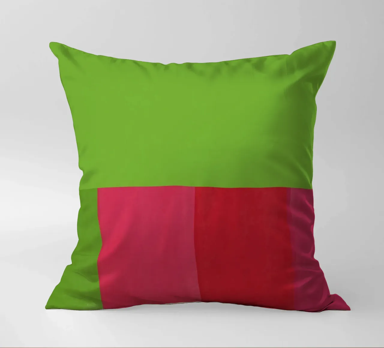Verde e rosso di colore opposto cuscino da Little Dean