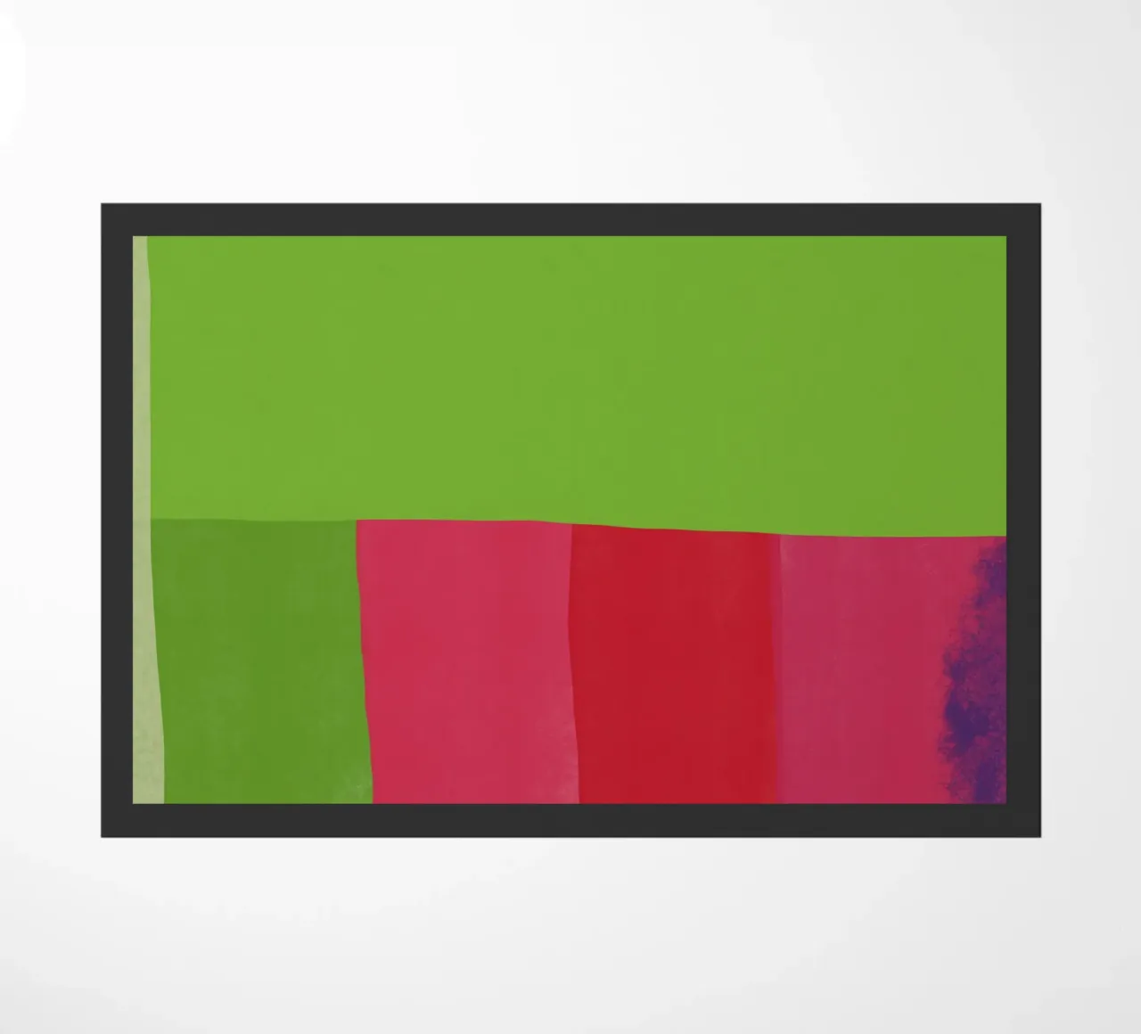 Verde e rosso di colore opposto zerbino da Little Dean