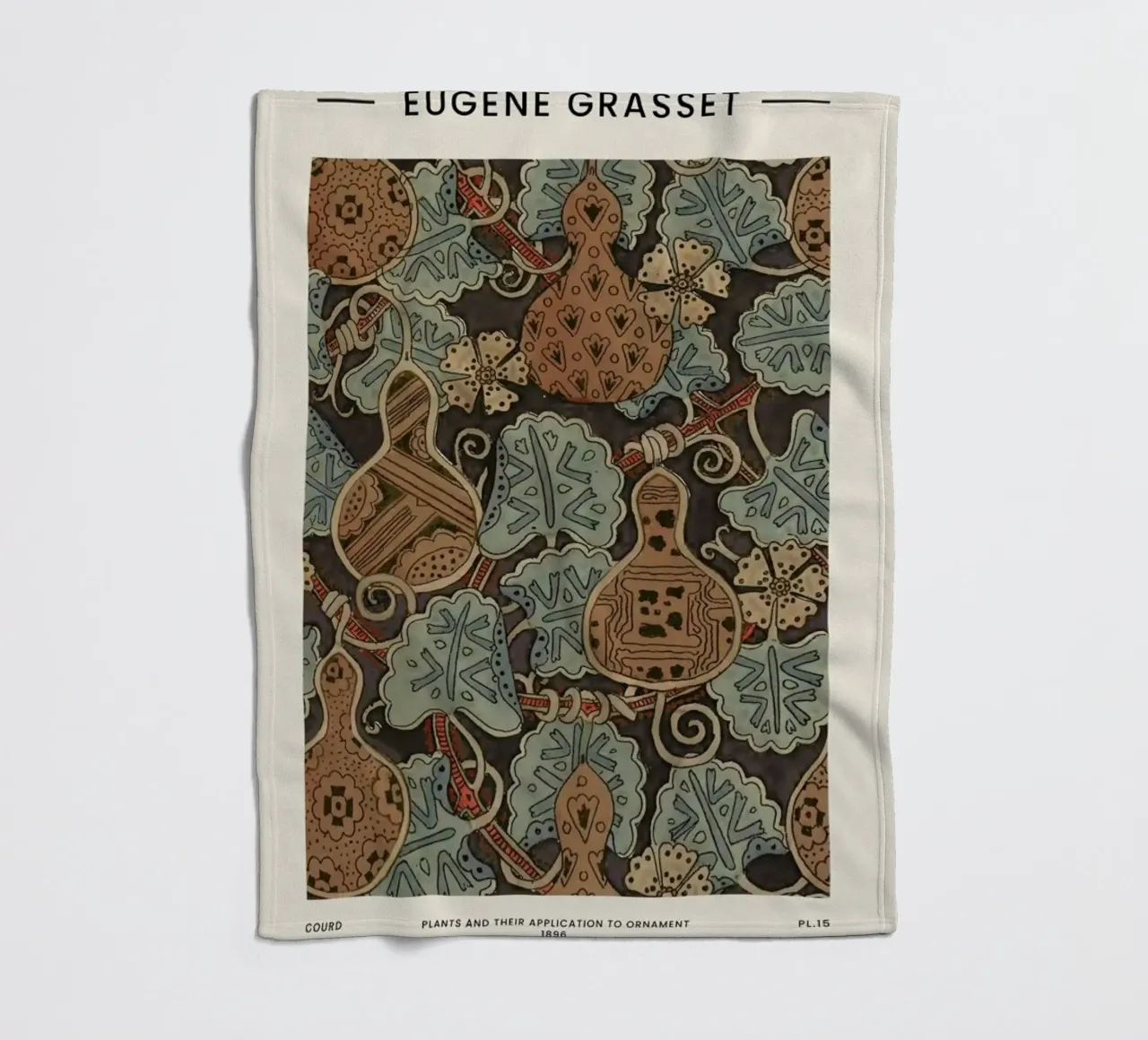 Grasset - Courd coperta in pile da Vintage by JUNIQE