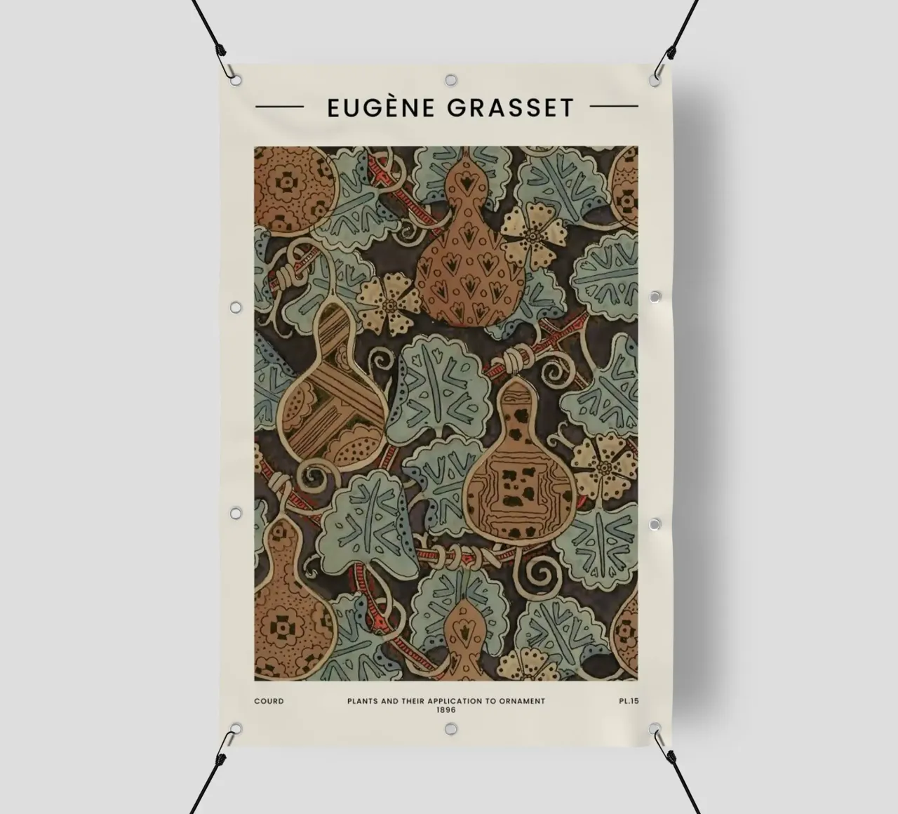 Grasset - Courd telo in pvc da Vintage by JUNIQE