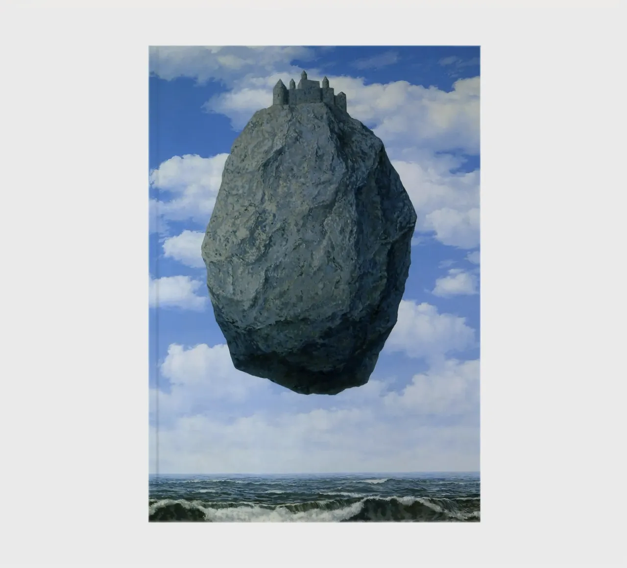 René Magritte’s "The Castle in the Pyrenees" (1959) notebook by Classic Art Prints