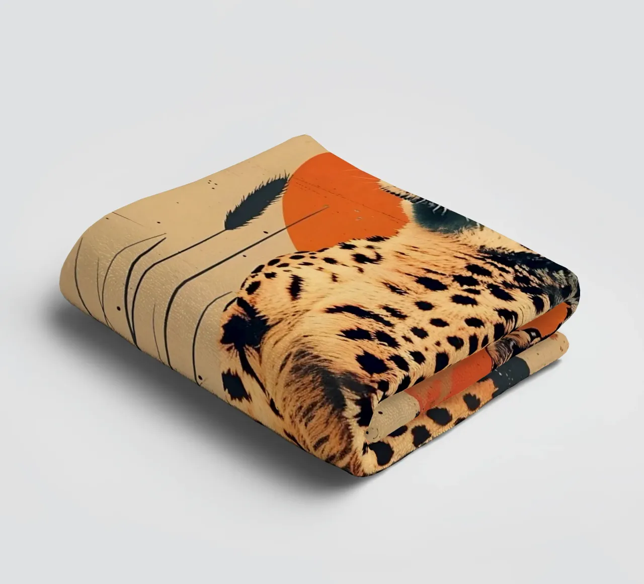 Gepard Vintage Grafik towel by WILD ART