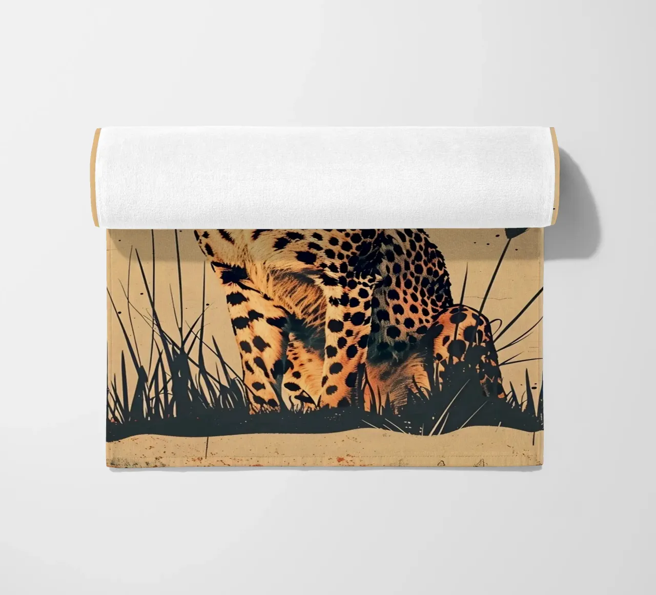 Gepard Vintage Grafik telo mare da WILD ART