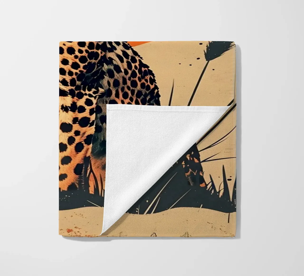 Gepard Vintage Grafik telo mare da WILD ART
