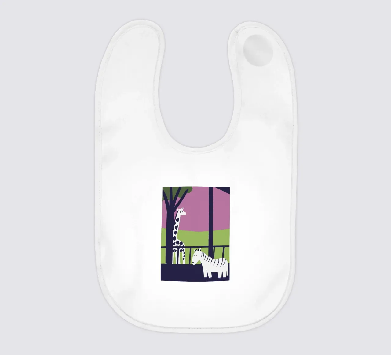 Giraffa e zebra bavaglino da TRENDY POSTER SHOP