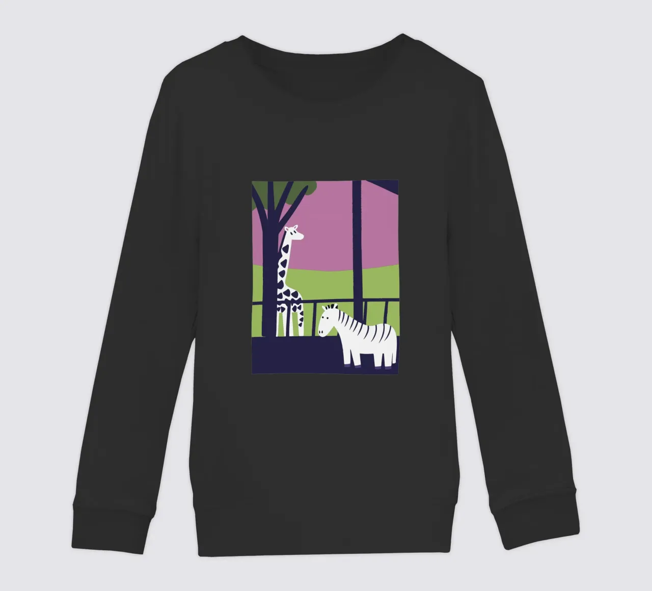 Giraffa e zebra felpa bambino da TRENDY POSTER SHOP