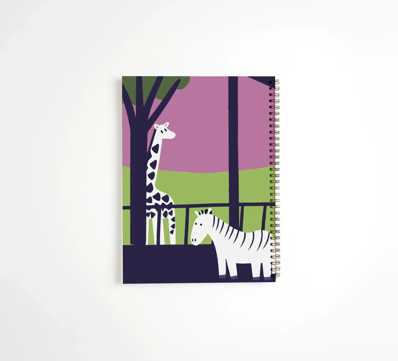Giraffa e zebra diario ad anelli da TRENDY POSTER SHOP