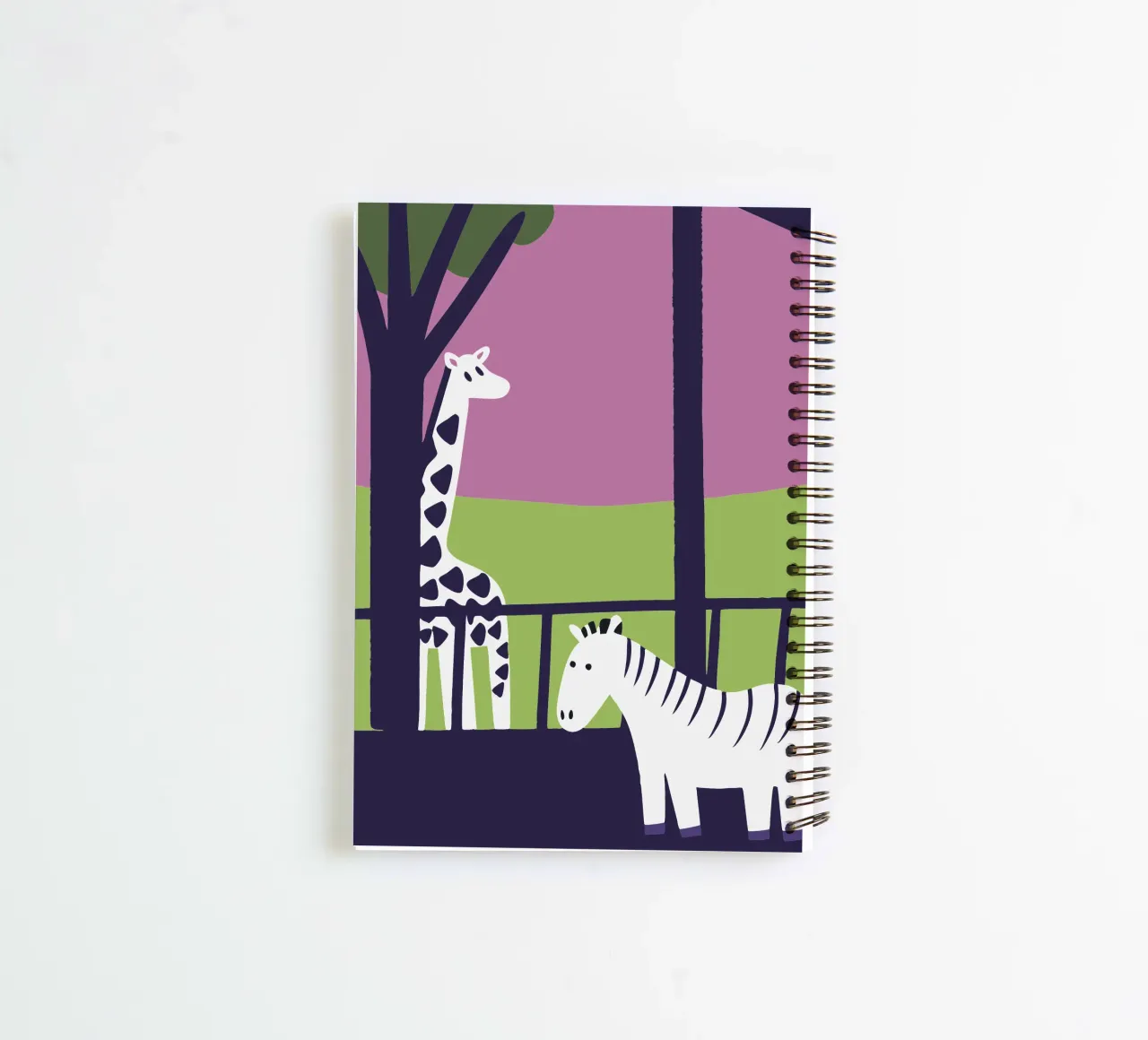 Giraffa e zebra diario ad anelli da TRENDY POSTER SHOP