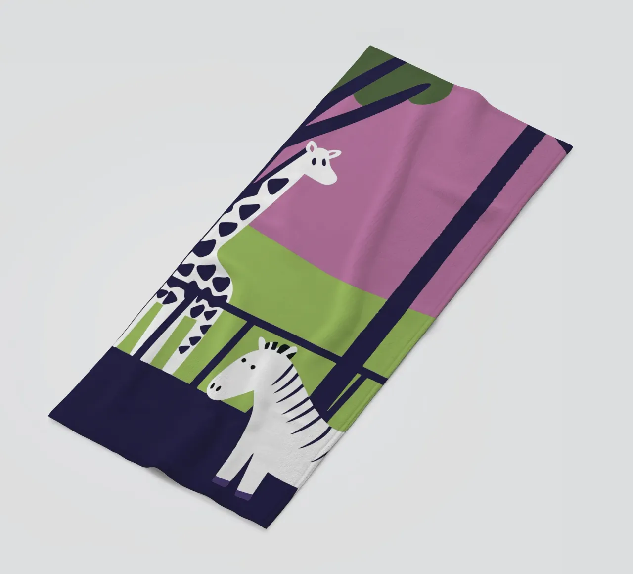 Giraffa e zebra telo mare da TRENDY POSTER SHOP