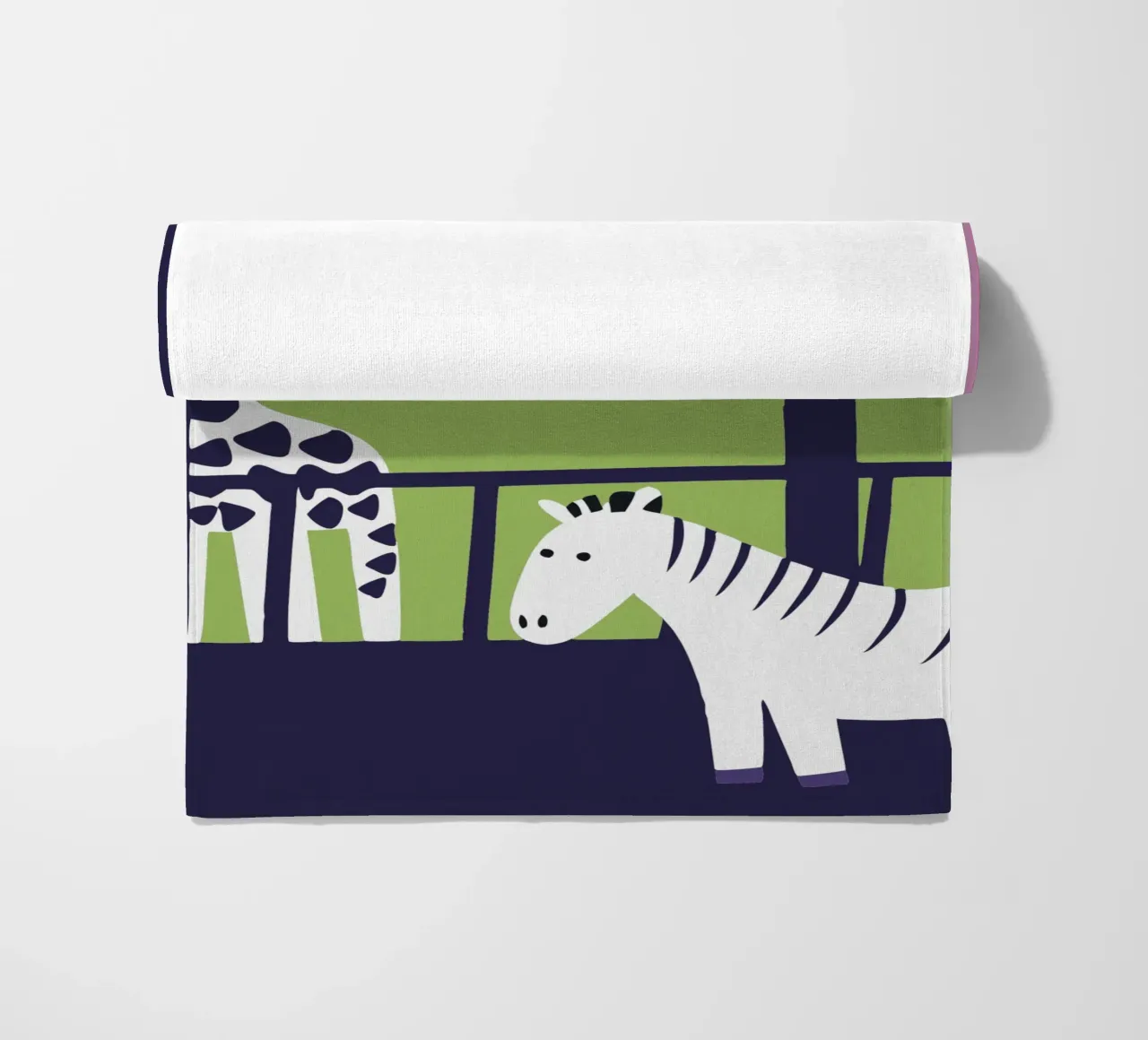 Giraffa e zebra telo mare da TRENDY POSTER SHOP