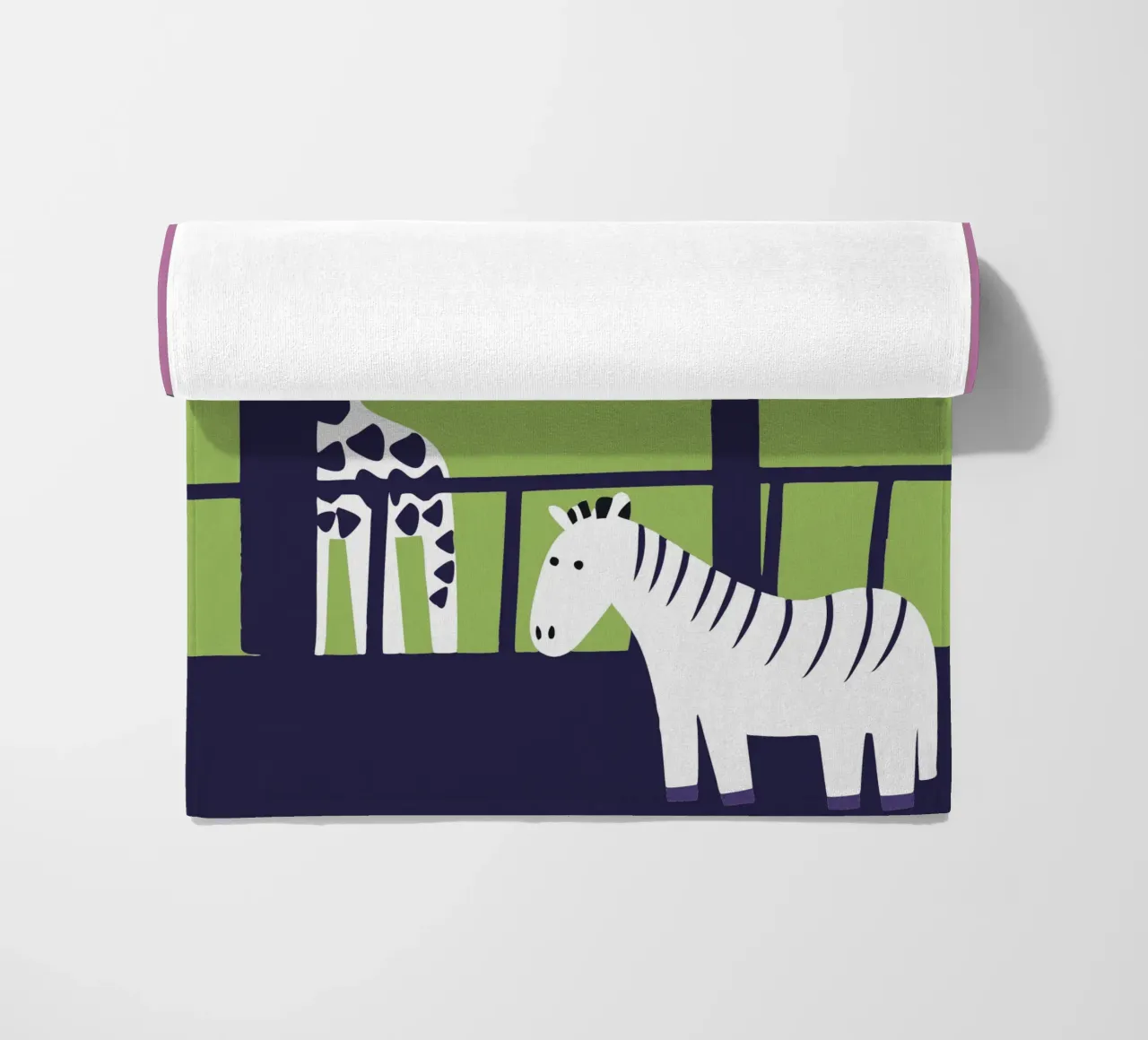 Giraffa e zebra telo mare da TRENDY POSTER SHOP