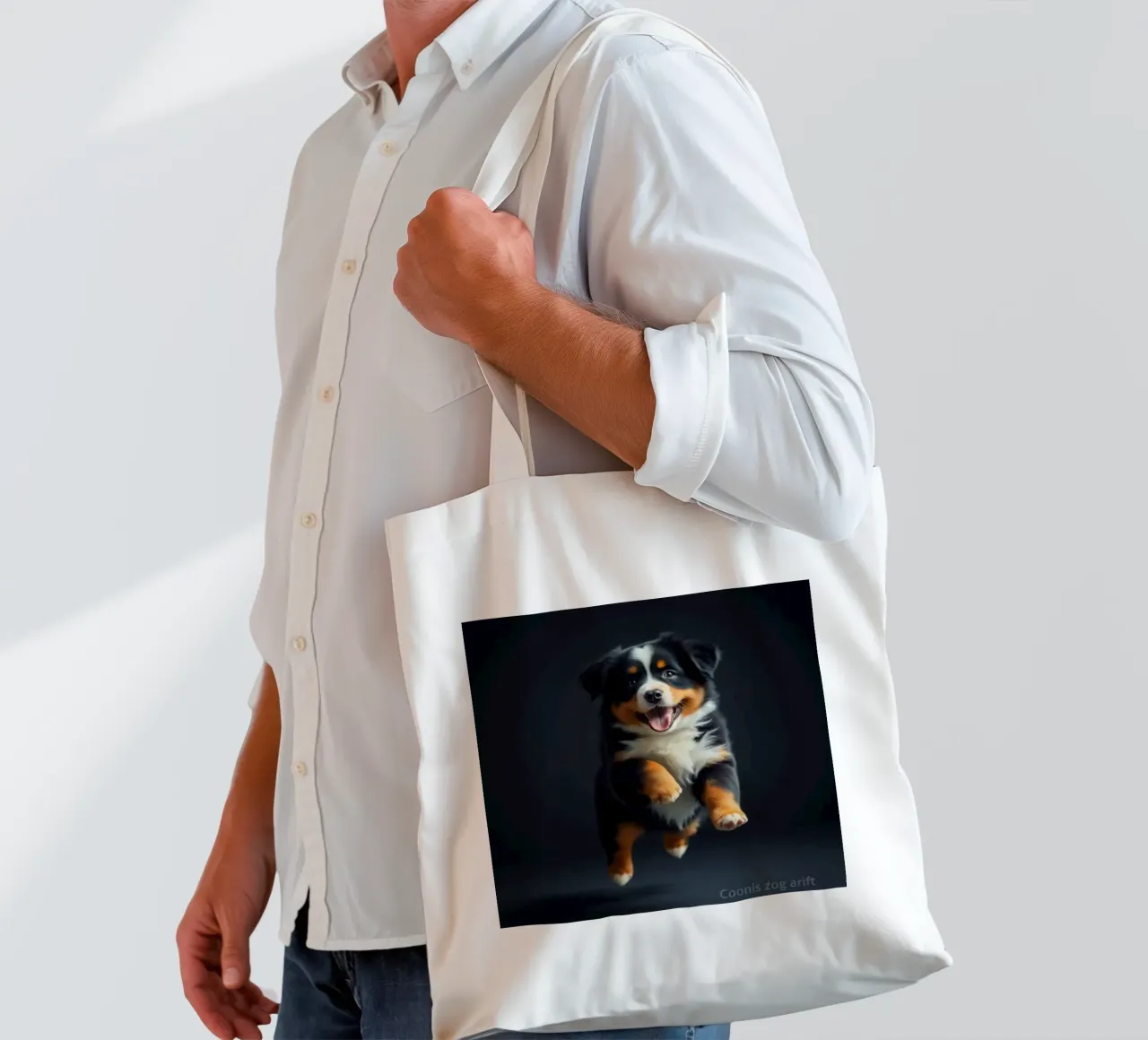 cuccioli carini #1 borsa in juta da Yumis.Beargang.and.Me