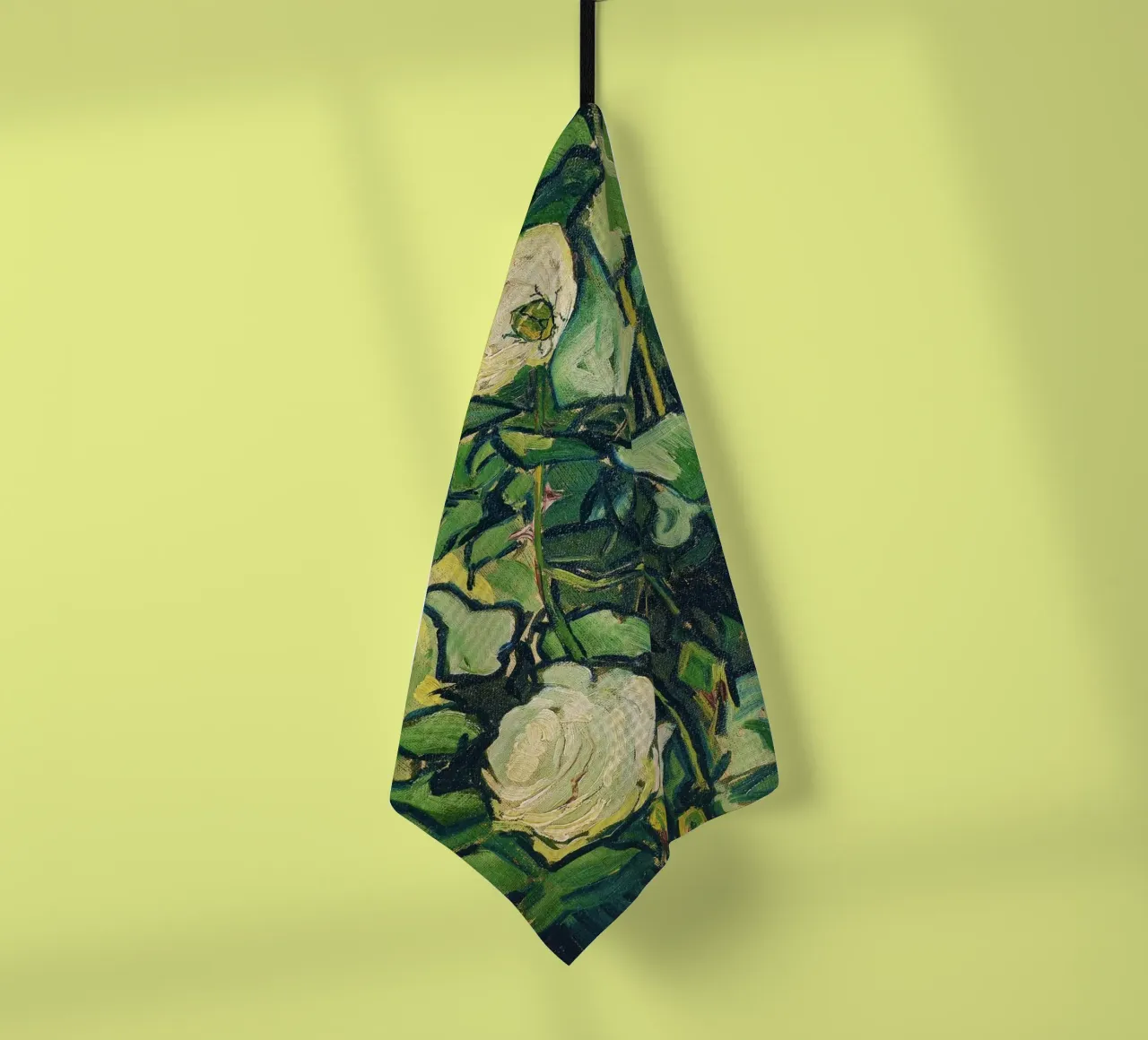 "Rosen" (1890) von Vincent van Gogh Geschirrtuch von Van Gogh Prints