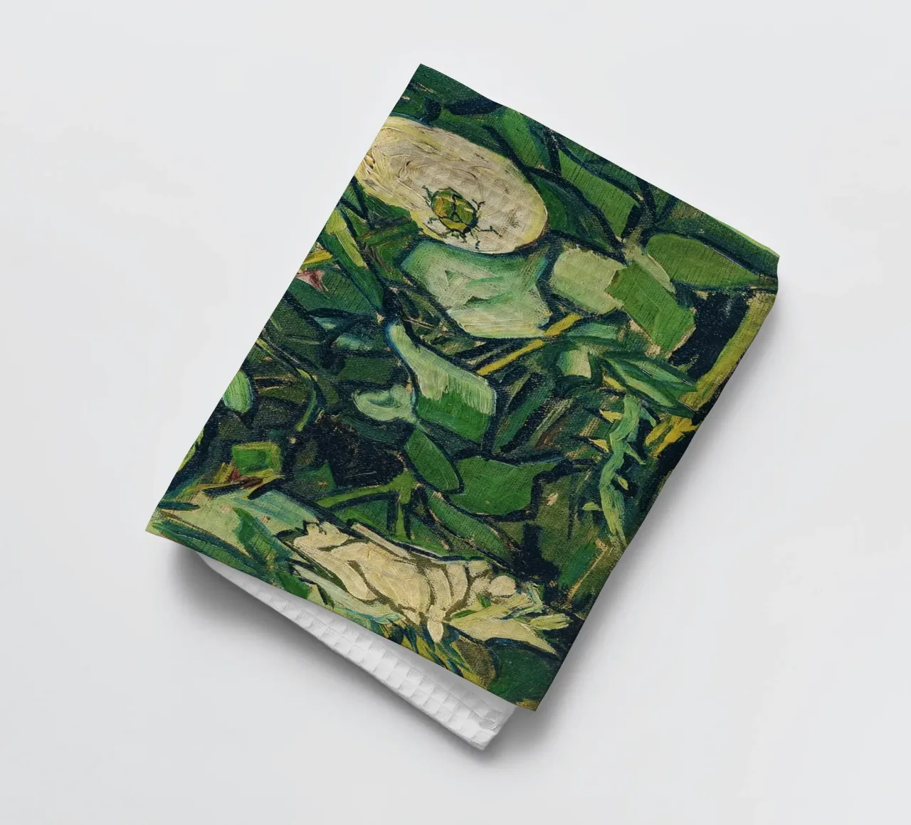 "Rosen" (1890) von Vincent van Gogh Geschirrtuch von Van Gogh Prints