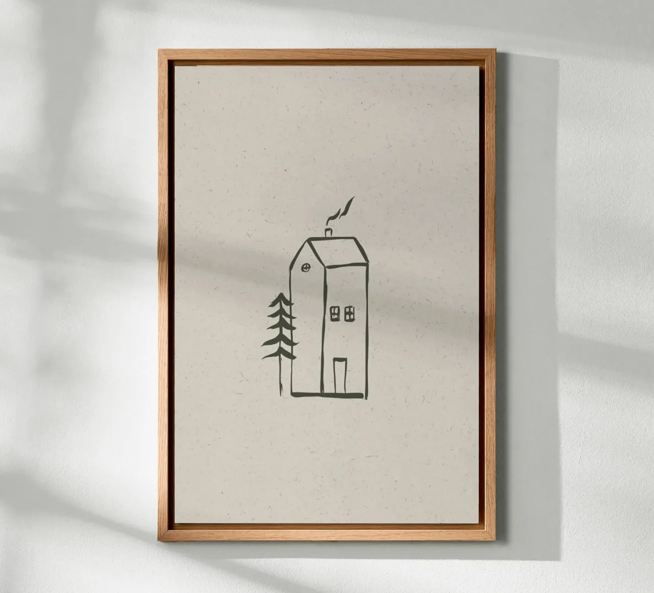 Cozy House tela con Cornice a cassetta da KRUTH DESIGN